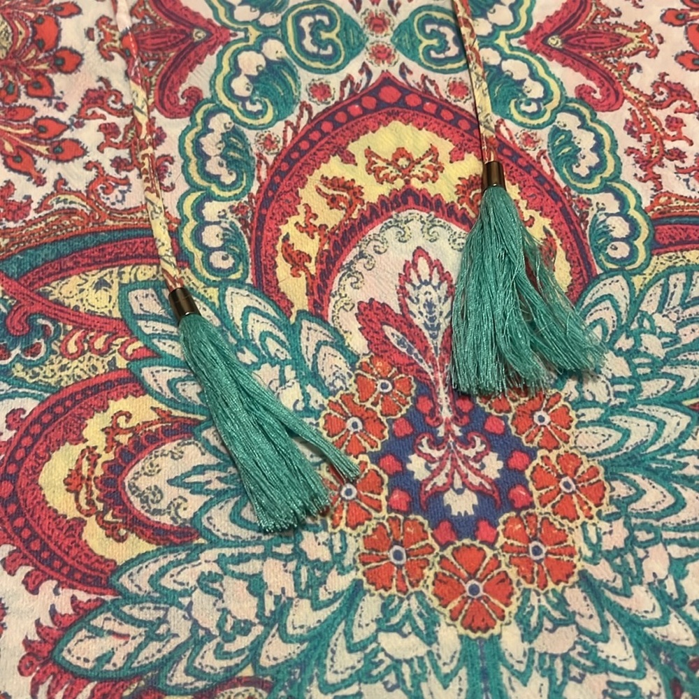 NWOT Rose‎ & Olive Boho Tank/Blouse in XL - Picture 3 of 5